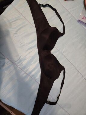 38C Vanity Fair Womens Black Comfort Lined Wireless Full Coverage Bra 6K